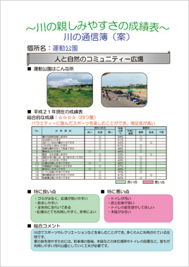 川の通信簿