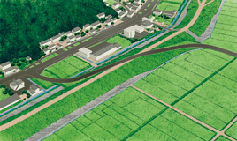 由良川　志高地区築堤