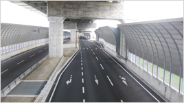 国道1号大阪北道路(讃良地区)